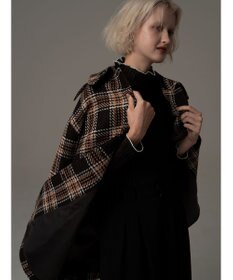 Te chichi ロービングチェックミドルコート《2025winter catalog item》