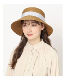 MOONBAT FURLA(フルラ) ペーパーブレードリボン巻きダウンハット サイズ調整可