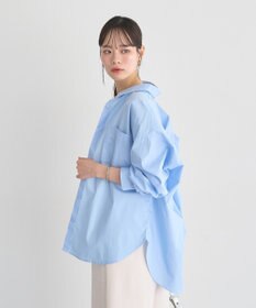 earth music&ecology バックツイストオーバーシャツ