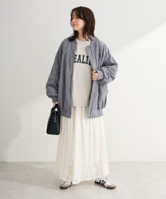 Green Parks 刺しゅうロゴ裏毛プルオーバー