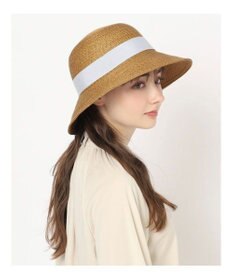 MOONBAT FURLA(フルラ) ペーパーブレードリボン巻きダウンハット サイズ調整可