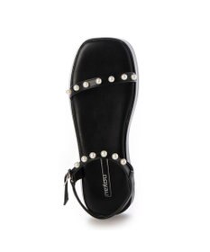 MODE ET JACOMO <noyau>パールデザイン厚底スポーツサンダル