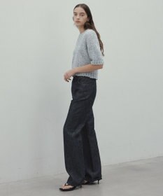 BEIGE， 【洗える】CUPHEA / センタープレス入りフレアパンツ