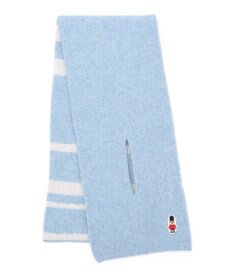 MOONBAT MACKINTOSH PHILOSOPHY 【日本製】バッキンガムベア付きウール100%縮絨プチマフラー