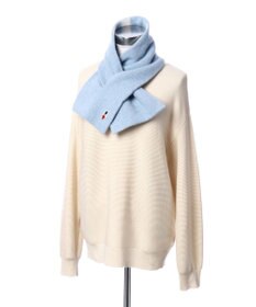 MOONBAT MACKINTOSH PHILOSOPHY 【日本製】バッキンガムベア付きウール100%縮絨プチマフラー