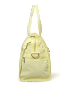 LeSportsac DELUXE MED WEEKENDER MH/ロゴジャガードライムスナイデル