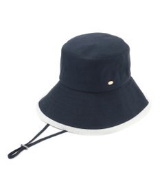 TOCCA 【サイズ調整可】TRIM RIBBON BUCKET HAT コットン バケットハット