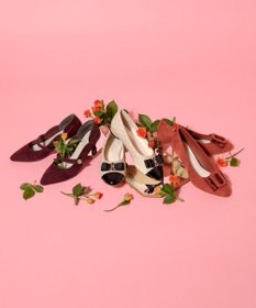 TOCCA BUCKLE RIBBON PUMPS パンプス