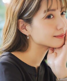 Tiaclasse 【金属アレルギー対応・養殖パール】ストーンバー＆パールピアス