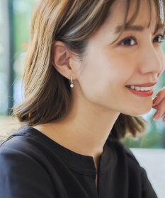 Tiaclasse 【金属アレルギー対応・養殖パール】ストーンバー＆パールピアス