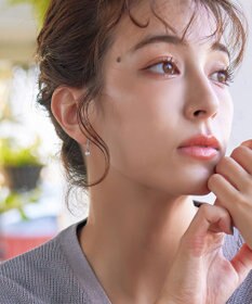 Tiaclasse 【金属アレルギー対応・養殖パール】ストーンバー＆パールピアス