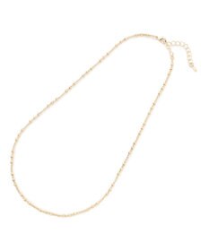 UNFILO モチーフチェーン ネックレス ゴールド