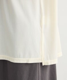 Green Parks ベロアロゴフレンチスリーブチュニック