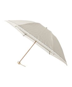 MOONBAT DAKS(ダックス) 晴雨兼用日傘 折りたたみ傘 ハウスチェックジャカード×オーガンジーレース