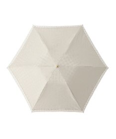 MOONBAT DAKS(ダックス) 晴雨兼用日傘 折りたたみ傘 ハウスチェックジャカード×オーガンジーレース