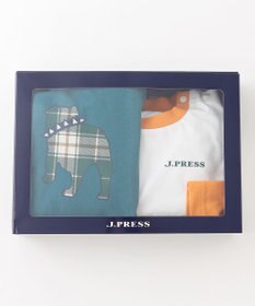 J.PRESS KIDS 【BOX付き】【80-90㎝】長袖Tシャツ&オーバーオール セット
