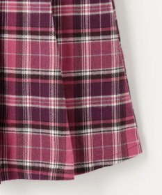 ANY KIDS チェックプリーツジャンパースカート