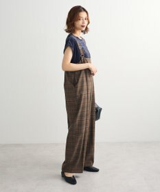 Green Parks ベロアロゴフレンチスリーブチュニック