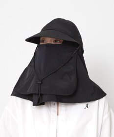 MOONBAT 【遮光100％/UVカット100％】フワクール (Fuwacool)  日差しを完全遮断バッククリボンワイドキャップ　遮光100　UV100