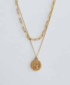 earth music&ecology 【ステンレス】2SETコインネックレス