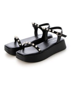 MODE ET JACOMO <noyau>パールデザイン厚底スポーツサンダル