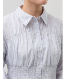 Te chichi ペプラムシャーリングシャツブラウス