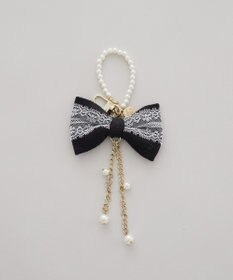 Maison de FLEUR ベロアレースリボンチャーム