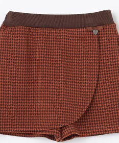 組曲 KIDS 【110-140㎝】ハウンドトゥースラップ キュロット