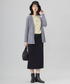 J.PRESS LADIES L 【WEB限定カラーあり・洗える】ダンボール ナロー スカート