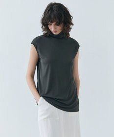 BEIGE， 【洗える・VERY 6月号掲載】MELLE / ジャージーハイネックカットソー