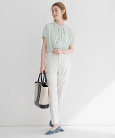 23区 PELLICO セミスクエアトゥ バックル パンプス