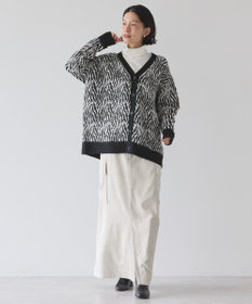 AMERICAN HOLIC アニマル柄Ｖネックニットカーディガン