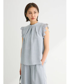 Green Parks ・ＥＬＥＮＣＡＲＥ　ＤＵＥ　リネンライクレースブラウス