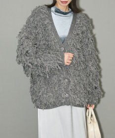 Green Parks フリンジニットカーディガン