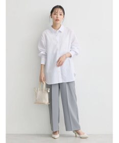 earth music&ecology パールボタンオーバーシャツ