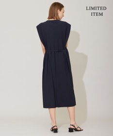 ICB 【接触冷感・UVカット・速乾・洗える】マットスキューバ ストレートワンピース