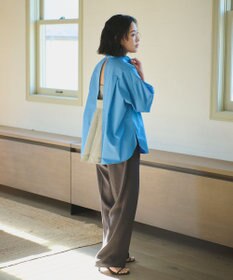 #Newans 【ANSWER for モダンベーシック】バックスリットオーバーシャツ