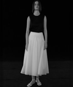 23区 【エステータ】スーピマコットン プレミアムジャージー ノースリーブTシャツ