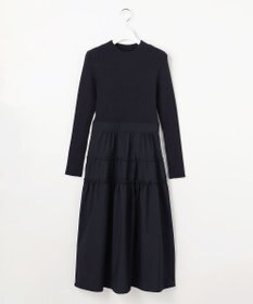 Feroux ティアードスカートドッキング ワンピース
