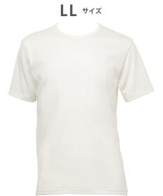 WACOAL MEN インナー　綿100％　洗濯してもやわらかさ続く　毛玉になりにくい　3分袖　クルーネック　/ワコールメン　WL5023