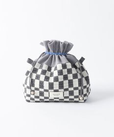 TRICOTE チェッカー巾着ポーチショルダー