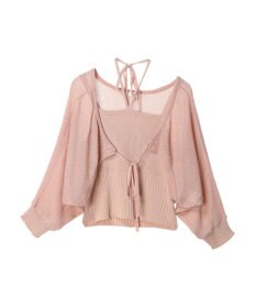 Green Parks ・swing by SET2点ニットボレロ&ニットキャミ