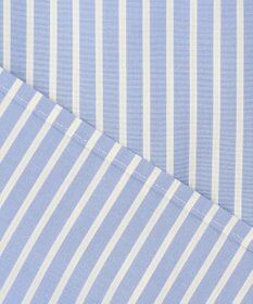 J.PRESS LADIES 【洗える・接触冷感・UVケア】エステネージュストライプ シャーリング  ブラウス