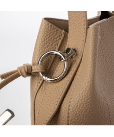 UNBILLION カシュカシュ cachecache / シボ合皮ミニバゲットバッグ