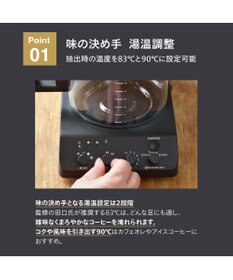 YAMATO テーブル＆キッチン 【TWINBIRD】全自動コーヒーメーカー（6杯用）  ブラック  CM-D465B