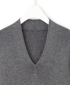 ICB 【洗える】エクストラファインメリノ Vネックプルオーバー