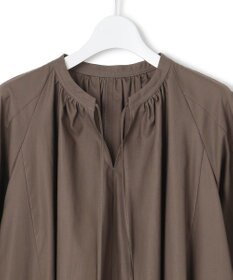 23区 【SLOW/一部店舗限定】ウォッシュドコットンストレッチ ワンピース