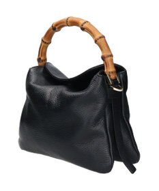 INTER-CHAUSSURES 【LORISTELLA】バンブーハンドルソフトレザーハンドバッグ