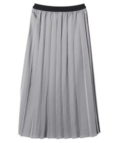 earth music&ecology サテンプリーツスカート