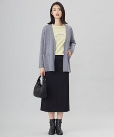 J.PRESS LADIES L 【WEB限定カラーあり・洗える】ダンボール ナロー スカート